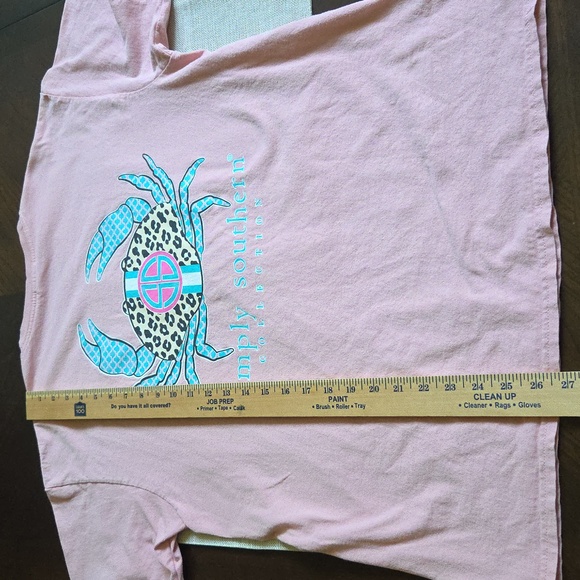 Simply Southern Pink Crab Tee - Short Sleeve - Picture 8 of 9
